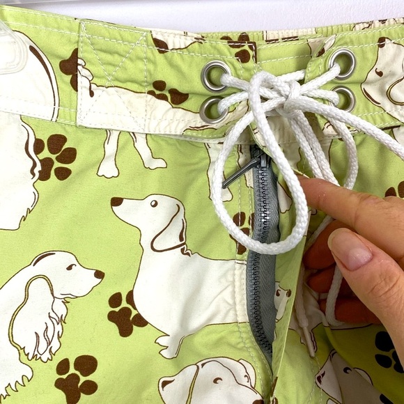 Vilebrequin Swim Trunks green with dogs size XL - Picture 5 of 14